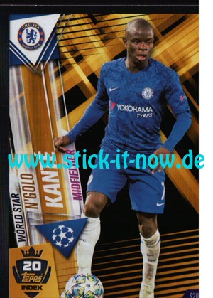 Topps Match Attax 101 (2020) - Nr. W20 (Stickerkarte S20)