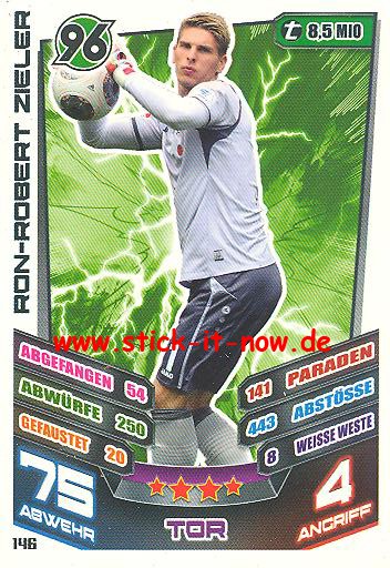 Match Attax 13/14 - Hannover 96 - Ron-Robert Zieler - Nr. 146