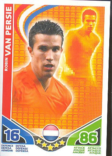 Match Attax WM 2010 - GER/Edition - ROBIN VAN PERSIE - Niederlande