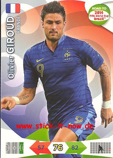 Panini Adrenalyn XL Road to WM 2014 - Olivier GIROUD