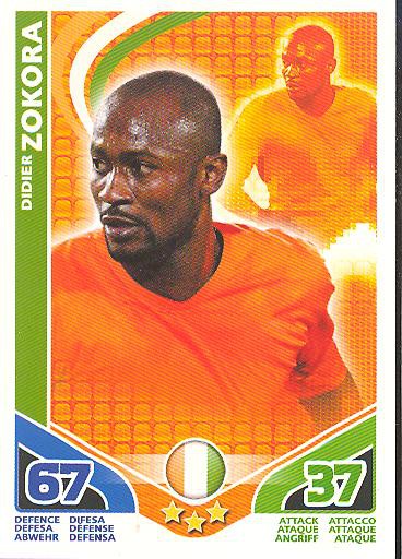 Match Attax WM 2010 - GER/Edition - DIDIER ZOKORA - Elfenbeinküste