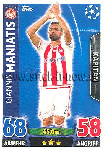 Champions League - Match Attax 15/16 - Nr. 99