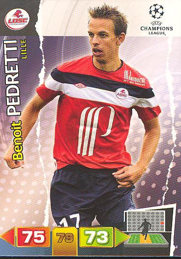 Benoit Pedretti - Panini Adrenalyn XL CL 11/12 - LOSC Lille