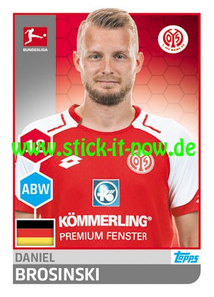 Topps Fußball Bundesliga 17/18 "Sticker" (2018) - Nr. 189