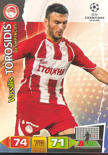 Vassilis Torosidis - Panini Adrenalyn XL CL 11/12 - Olympiakos Piräus