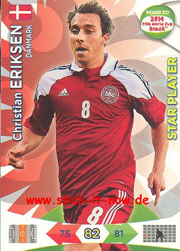 Panini Adrenalyn XL Road to WM 2014 - Christian ERIKSEN