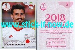 Panini WM 2018 Russland "Sticker" INT/Edition - Nr. 164