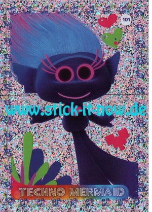 Trolls "World Tour" (2020) - Nr. 101 (Stickerkarte)