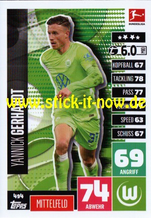 Topps Match Attax Bundesliga 2020/21 "Extra" - Nr. 494