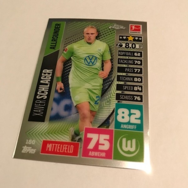 Match Attax BL Chrome 20/21 - Nr. 180 - SCHLAGER