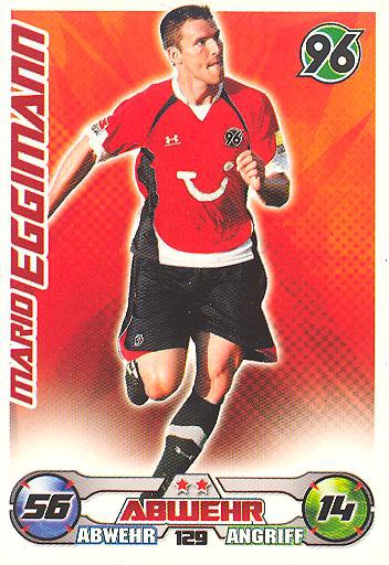 Match Attax 09/10 - MARIO EGGIMANN - Hannover 96 - Nr. 129