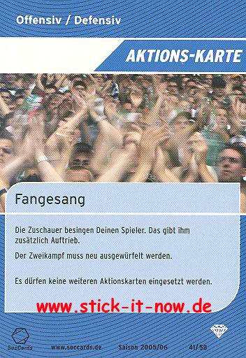 SocCards 05/06 - Aktions-Karte - Nr. 41/58