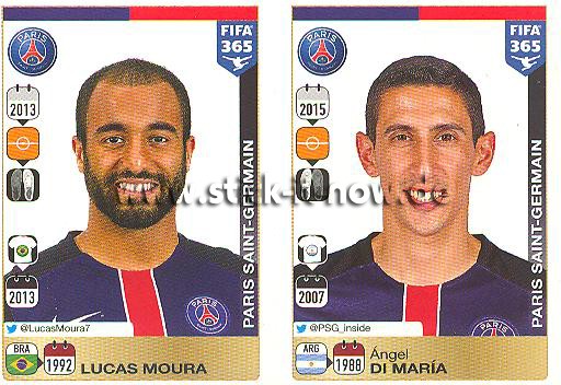 Panini FIFA 365 Sticker - Nr. 455 - 456