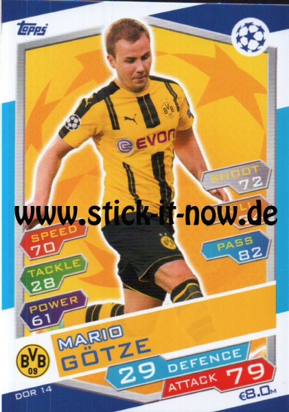 Match Attax Champions League 16/17 - Nr. DOR 14