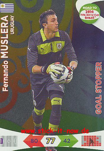 Panini Adrenalyn XL Road to WM 2014 - MUSLERA - Goal Stopper