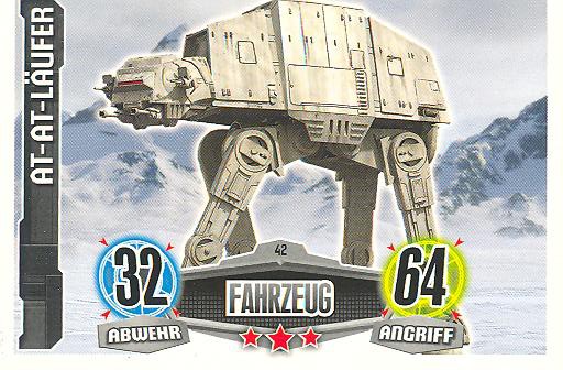 Force Attax - AT-AT-LÄUFER - Fahrzeug - Imperium - Movie Collection