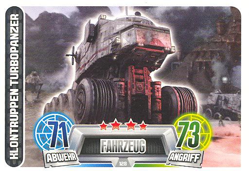 Force Attax Movie Collection - Serie 2 - KLONTRUPPEN TURBOPANZER - Nr. 128