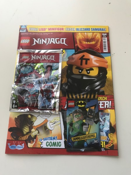 Lego Ninjago Magazin Nr. 52 (mit Lego Figur & Lego Batman Booster)