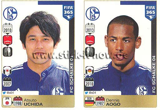 Panini FIFA 365 Sticker - Nr. P8 - P9