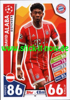 Match Attax Champions League 17/18 - Nr. 58