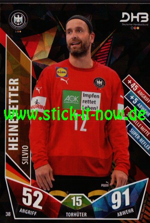 LIQUI MOLY Handball Bundesliga "Karte" 21/22 - Nr. 38 (Glitzer)
