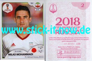 Panini WM 2018 Russland "Sticker" INT/Edition - Nr. 166