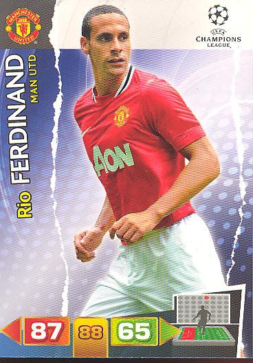 Rio Ferdinand - Panini Adrenalyn XL CL 11/12 - Manchester United