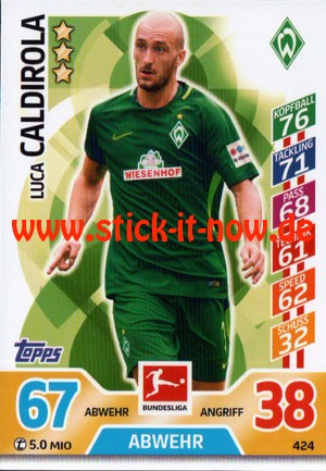 Topps Match Attax Bundesliga 17/18 EXTRA - Nr. 424