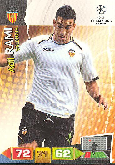 Adil Rami - Panini Adrenalyn XL CL 11/12 - FC Valencia