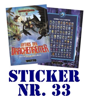 Netto - Mythos der Drachenreiter (2019) "Sticker" - Nr. 33