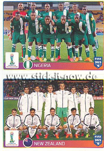 Panini FIFA 365 Sticker - Nr. 41 - 42