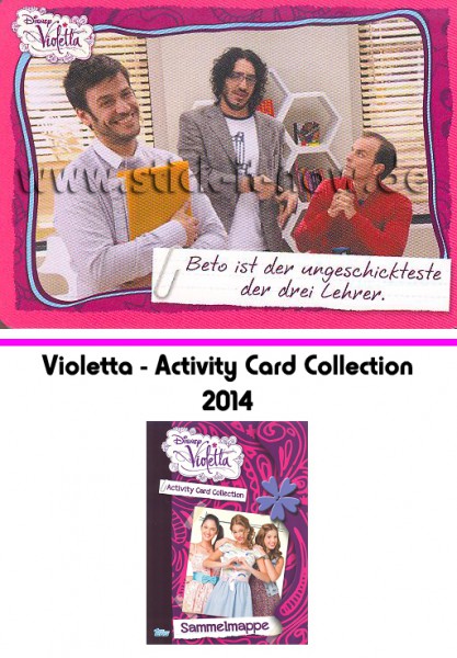 Disney Violetta - Activity Cards (2014) - Nr. 59