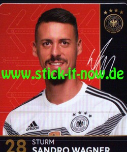 Rewe WM 2018 - Sammelkarten - Sandro Wagner - Nr. 28