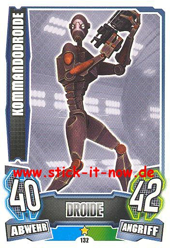 Force Attax - Star Wars - Clone Wars - Serie 4 - KOMMANDODROIDE - Nr. 132