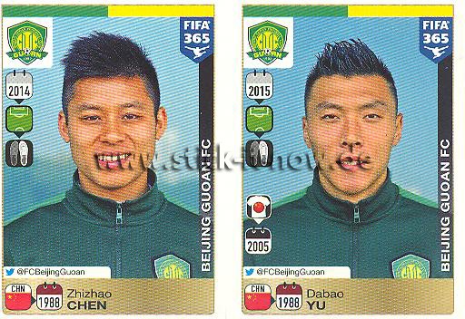 Panini FIFA 365 Sticker - Nr. 277 - 278