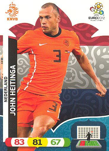 Panini EM 2012 - Adrenalyn XL - John Heitinga - Niederlande