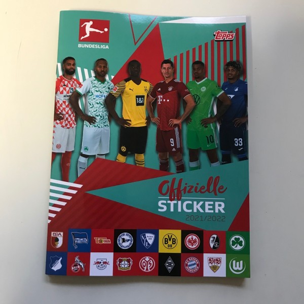 Topps Fußball Bundesliga 2021/22 "Sticker" (2021) - Stickeralbum