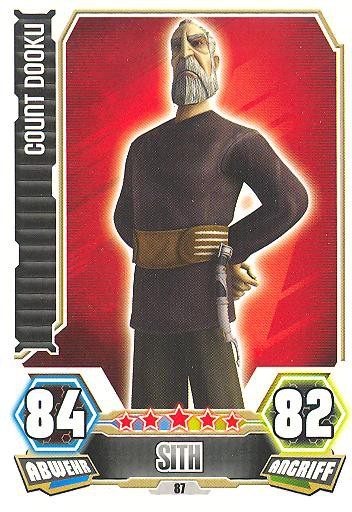 Force Attax - Serie 3 - Count Dooku - Nr. 87