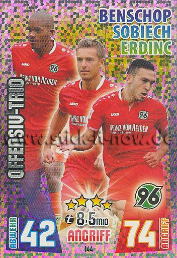 Match Attax 15/16 - Offensiv-Trio - Hannover 96 - Nr. 144