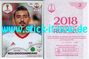 Panini WM 2018 Russland "Sticker" INT/Edition - Nr. 178