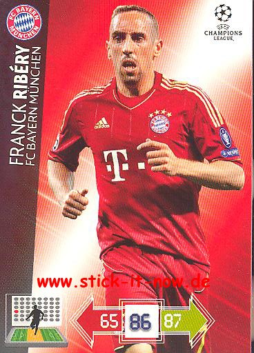 Panini Adrenalyn XL CL 12/13 - FC Bayern München - Franck Ribery