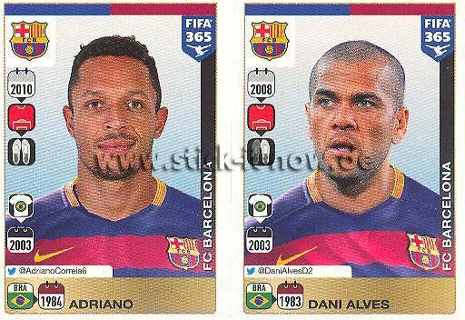 Panini FIFA 365 Sticker - Nr. 350 - 351