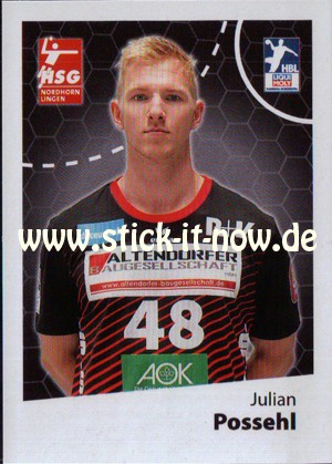 LIQUE MOLY Handball Bundesliga Sticker 19/20 - Nr. 165