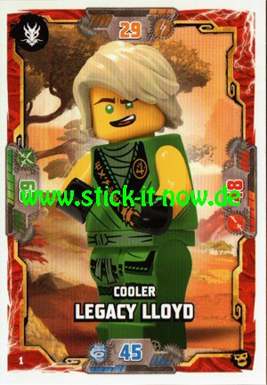 Lego Ninjago Trading Cards - SERIE 6 "Next Level" (2021) - Nr. 1