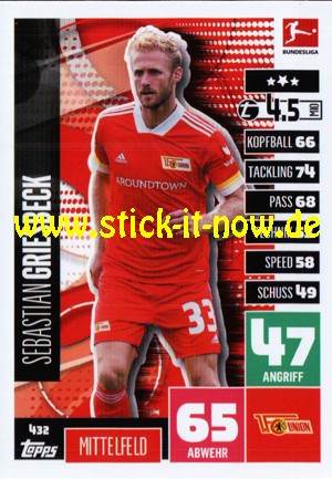 Topps Match Attax Bundesliga 2020/21 "Extra" - Nr. 432