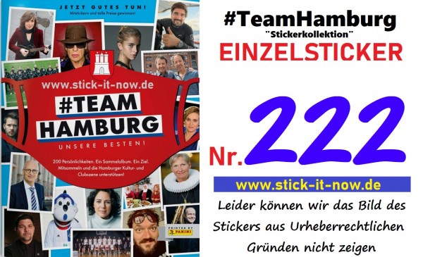 #TeamHamburg "Sticker" (2021) - Nr. 222