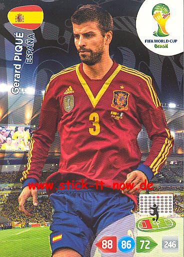 Panini Adrenalyn XL Brasil WM 2014 - Gerard PIQUE