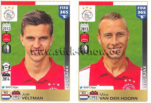 Panini FIFA 365 Sticker - Nr. 644 - 645
