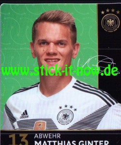 Rewe WM 2018 - Sammelkarten - Matthias Ginter - Nr. 13