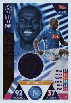 Match Attax Champions League 18/19 - Nr. 409 ( MAN OF THE MATCH )